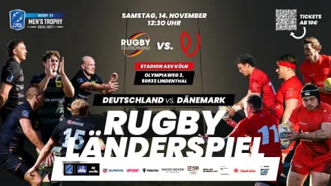 Rugby Länderspiel Deutschland gegen Dänemark