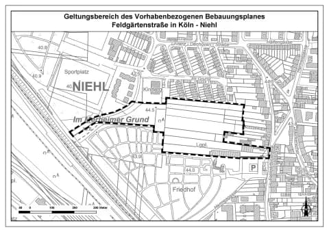 Feldgärtenstraße in Köln-Niehl