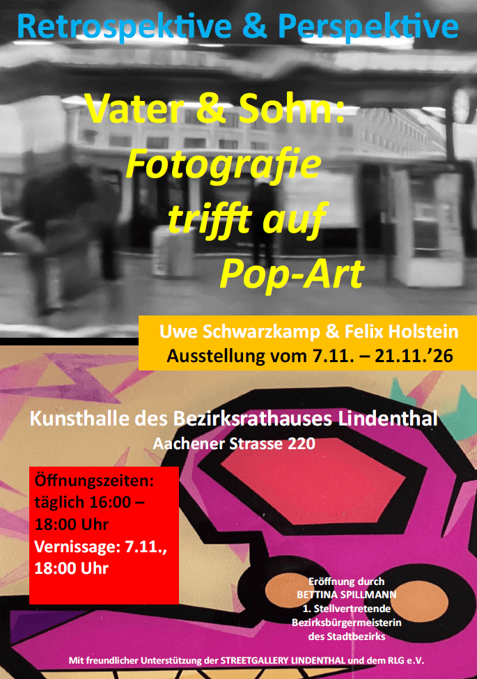 Retrospektive und Perspektive. Vater und Sohn: Fotografie trifft auf Pop-Art