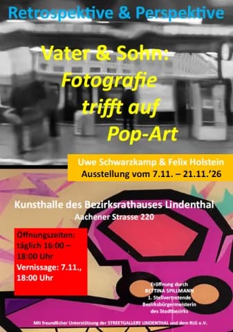 Retrospektive und Perspektive. Vater und Sohn: Fotografie trifft auf Pop-Art