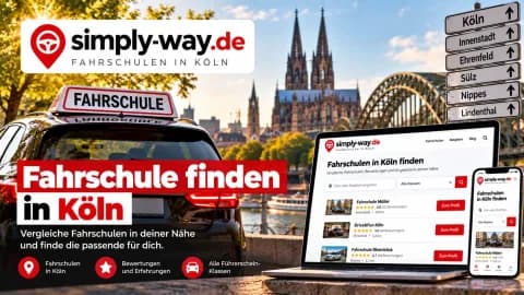 Die richtige Fahrschule in Köln finden: Mit simply-way.de zur passenden Fahrschule