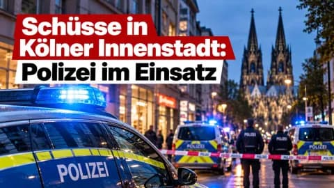 Schüsse in Kölner Innenstadt: Zwei Geschäfte beschossen – Polizei ermittelt