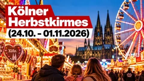 Kölner Herbstkirmes startet Samstag: Fahrgeschäfte, Öffnungszeiten und Anreise