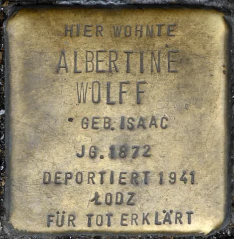 Albertine Wolff geb. Isaac