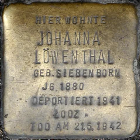 Johanna Löwenthal geb. Siebenborn
