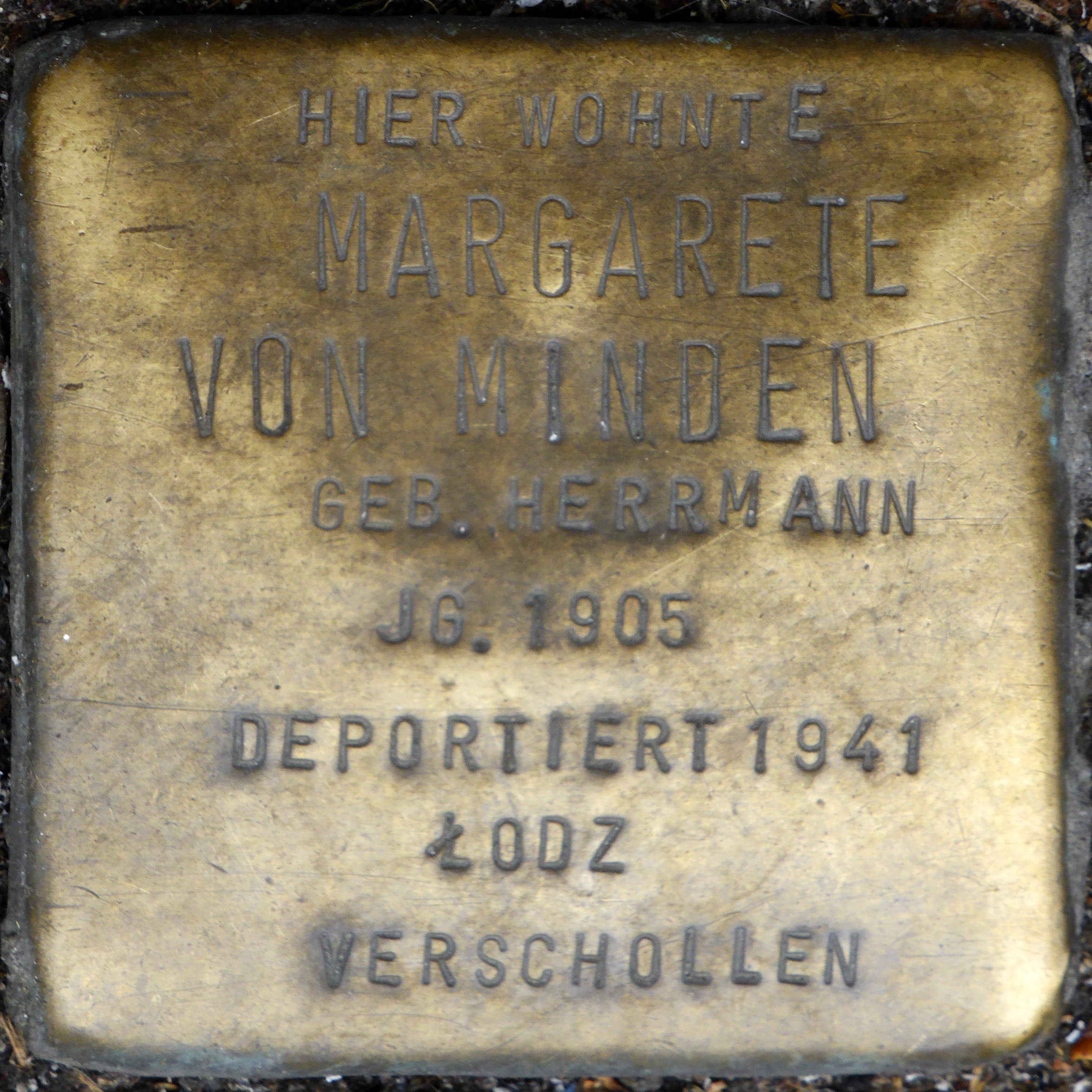 Margarete von Minden geb. Herrmann