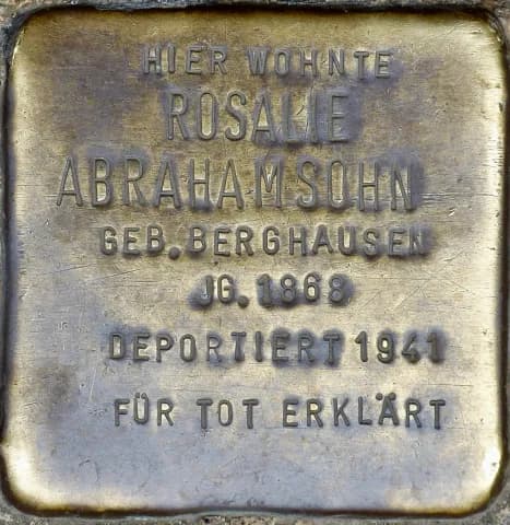 Rosalie Abrahamsohn geb. Berghausen