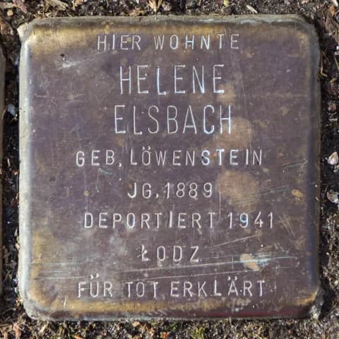 Helene Elsbach geb. Löwenstein