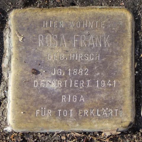 Rosa Frank geb. Hirsch