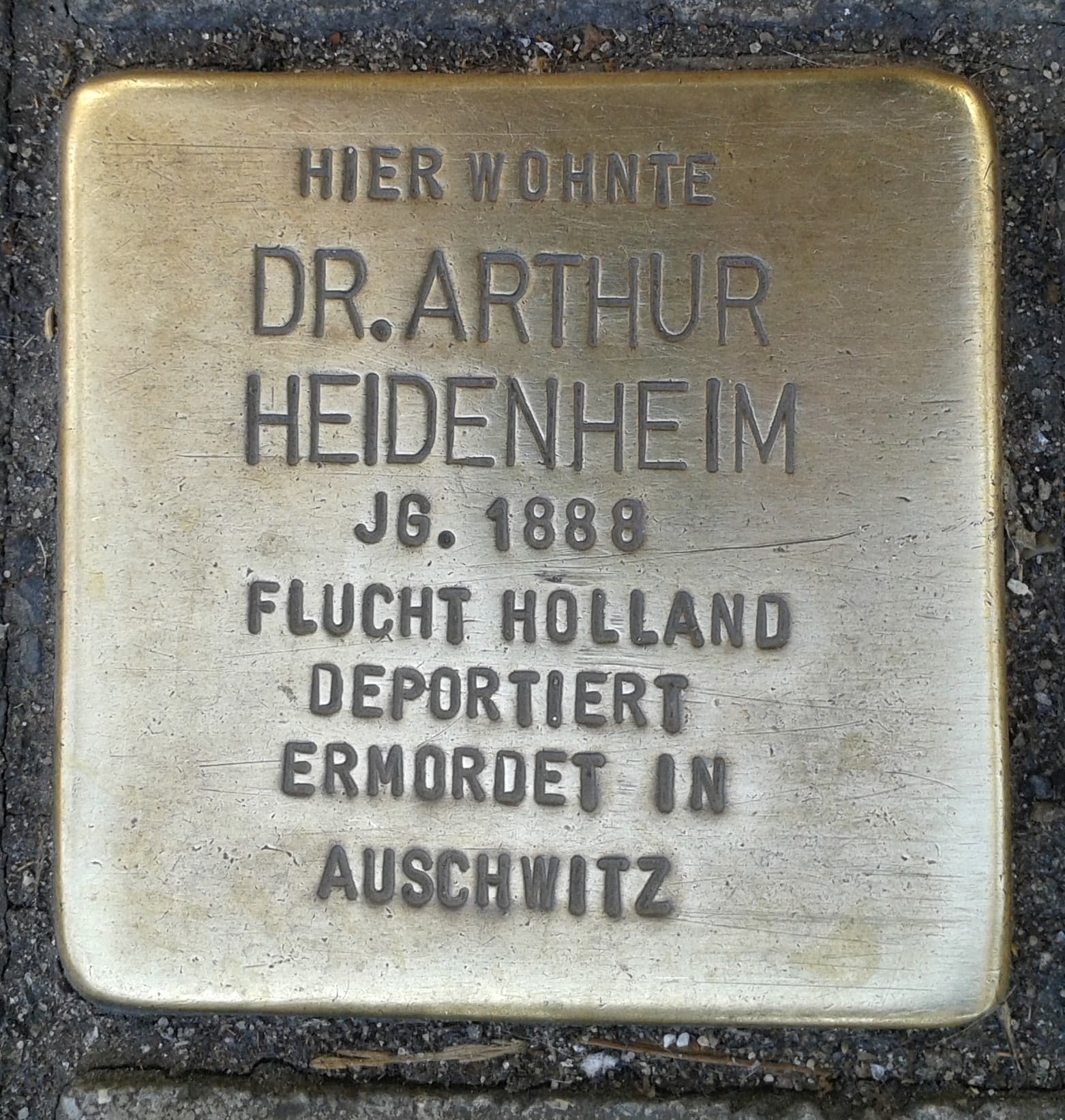Dr. Arthur Heidenheim