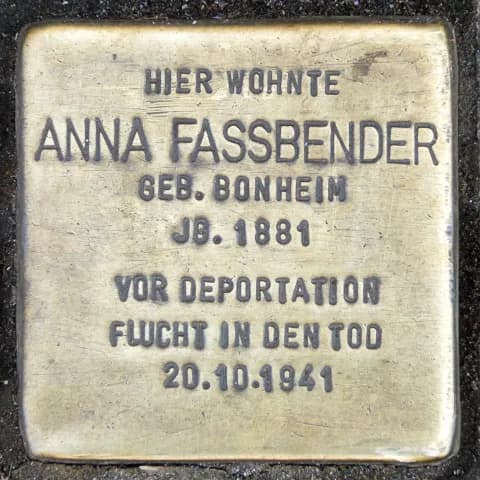 Anna Fassbender, geb. Bonheim