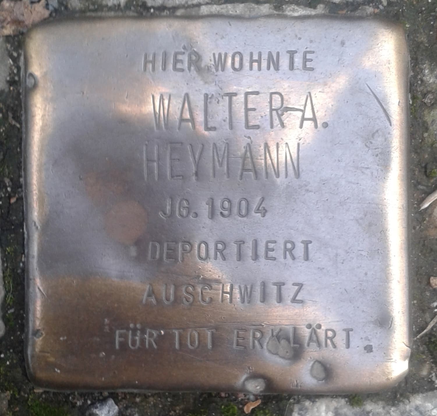Walter A. Heymann