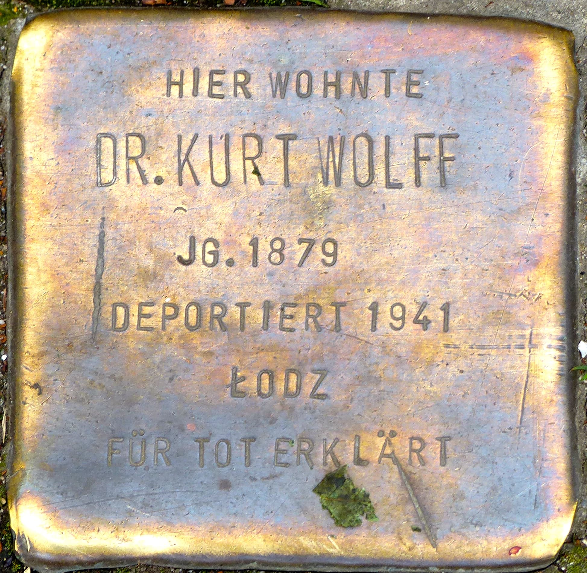 Dr. Kurt Wolff