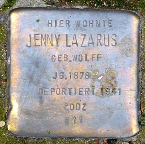 Jenny Lazarus geb. Wolff