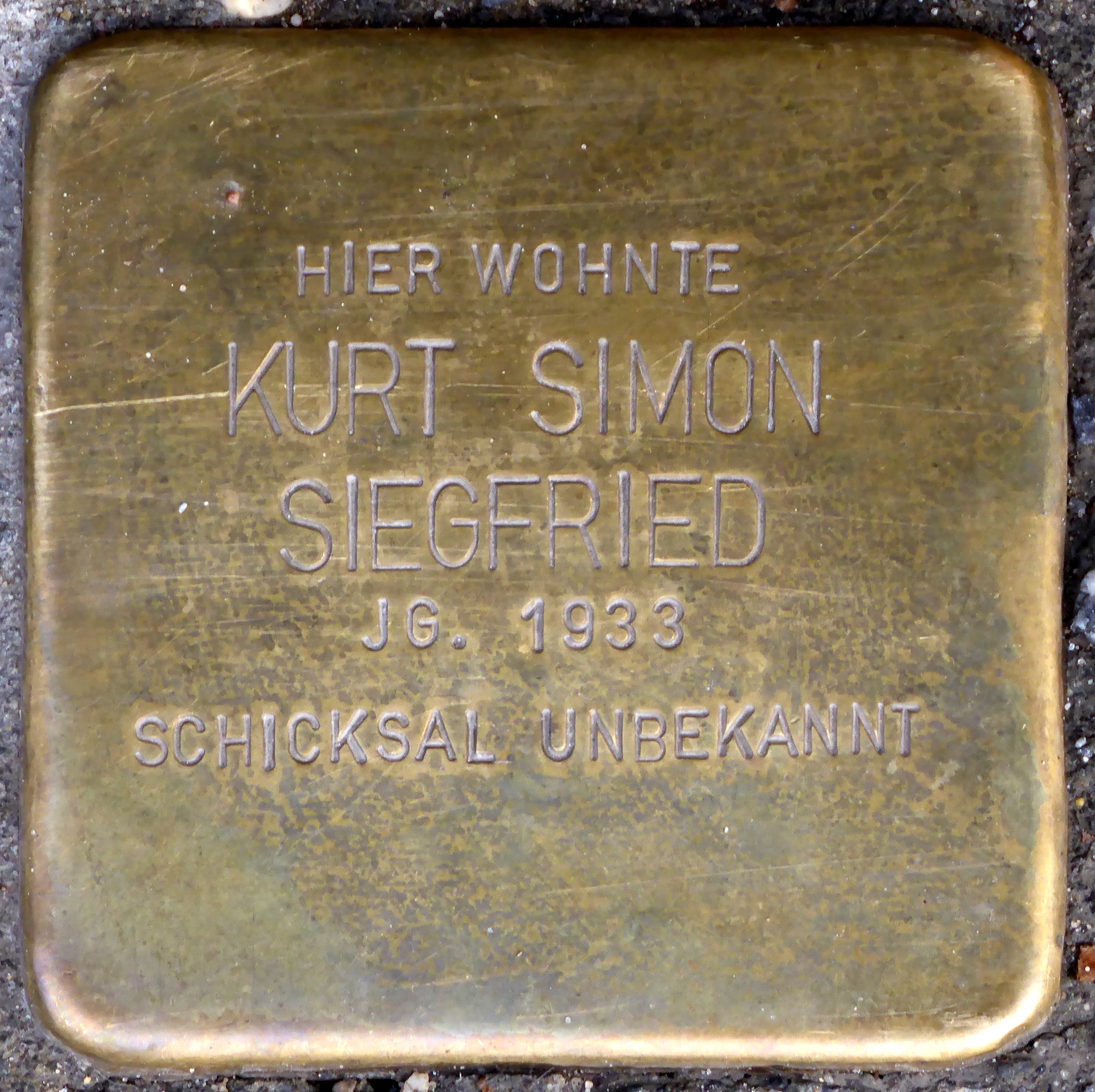 Kurt Simon Siegfried