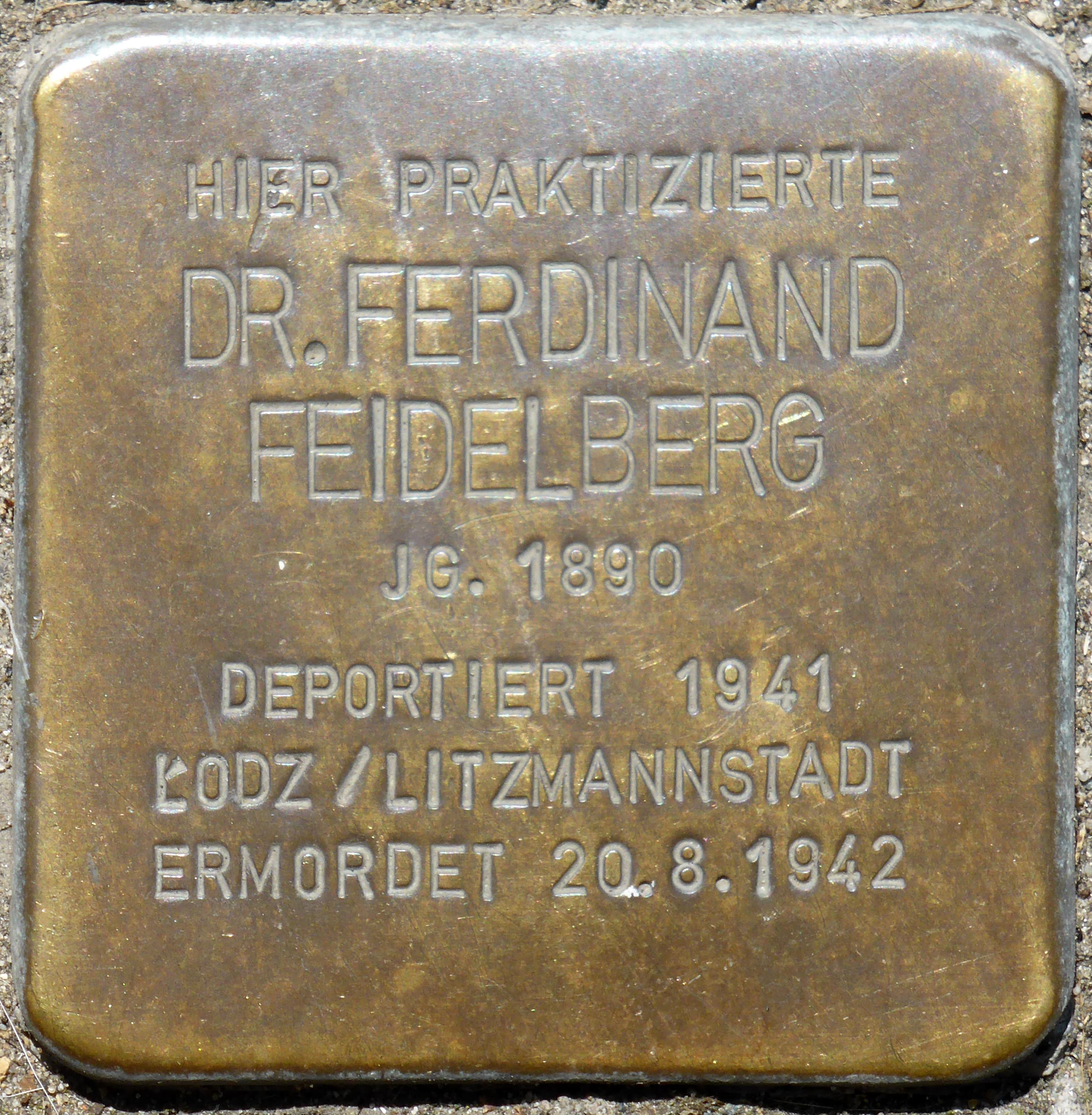 Dr. Ferdinand Feidelberg