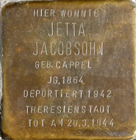 Jetta Jacobsohn geb. Cappel