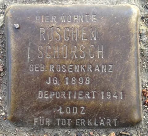 Röschen Schorsch geb. Rosenkranz