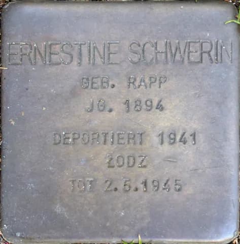 Ernestine Schwerin geb. Rapp