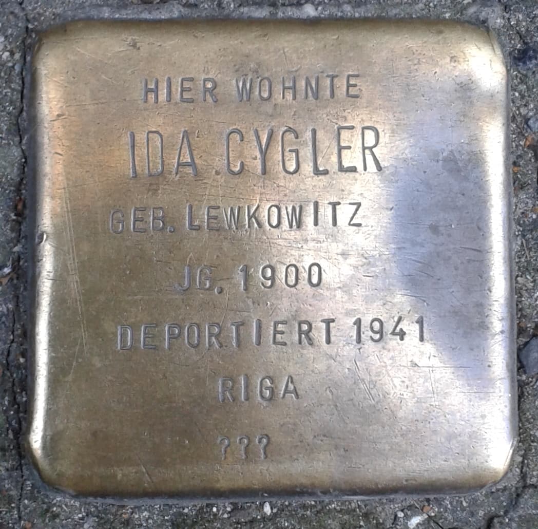Ida Cygler geb. Lewkowitz