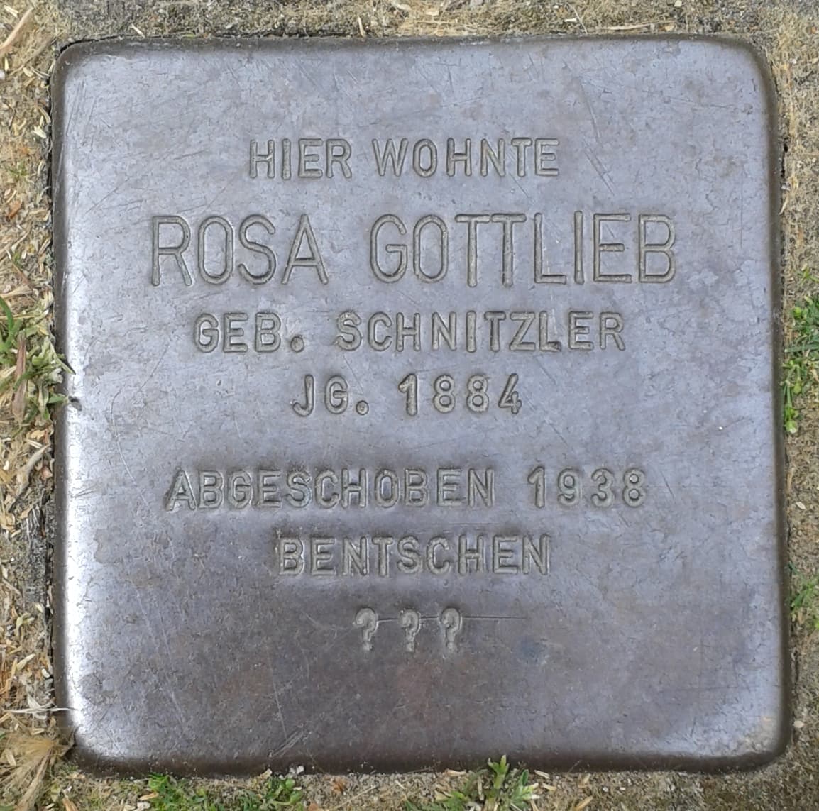 Rosa Gottlieb geb. Schnitzler