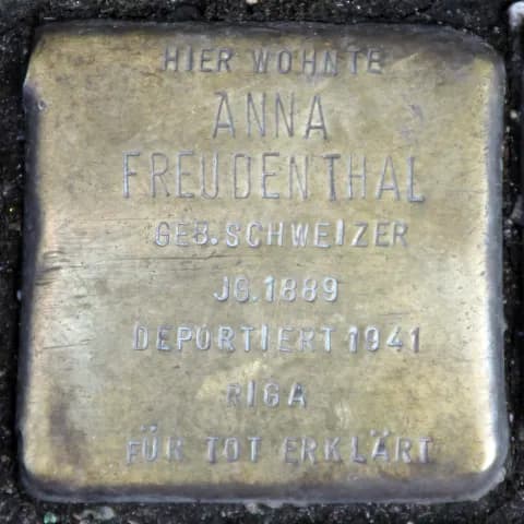 Anna Freudenthal geb. Schweizer