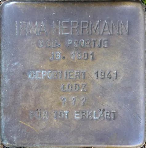 Irma Herrmann geb. Poortje