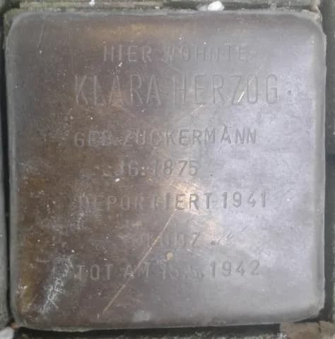 Klara Herzog geb. Zuckermann