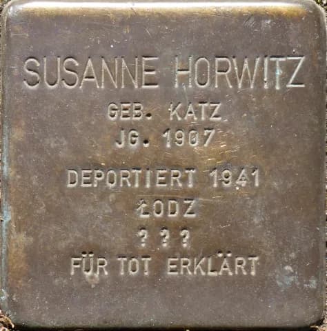 Susanne Horwitz geb. Katz