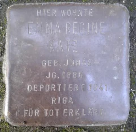 Emma Regine Katz geb. Jonas