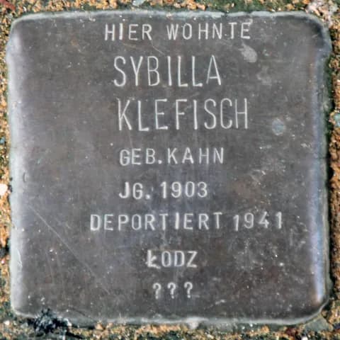Sybilla Klefisch geb. Kahn