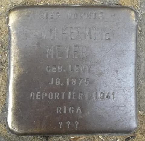Wilhelmine Meyer geb. Levy