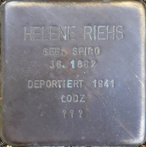 Helene Riehs geb. Spiro