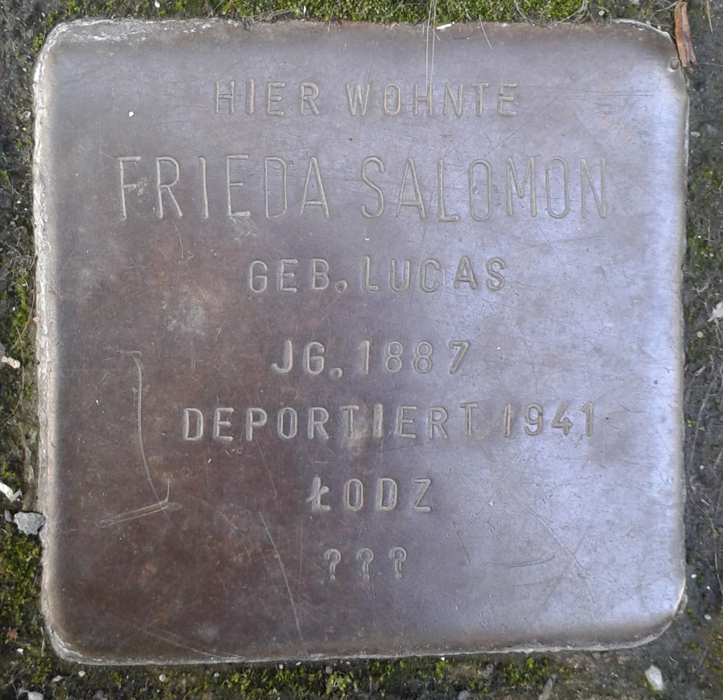 Frieda Salomon geb. Lucas