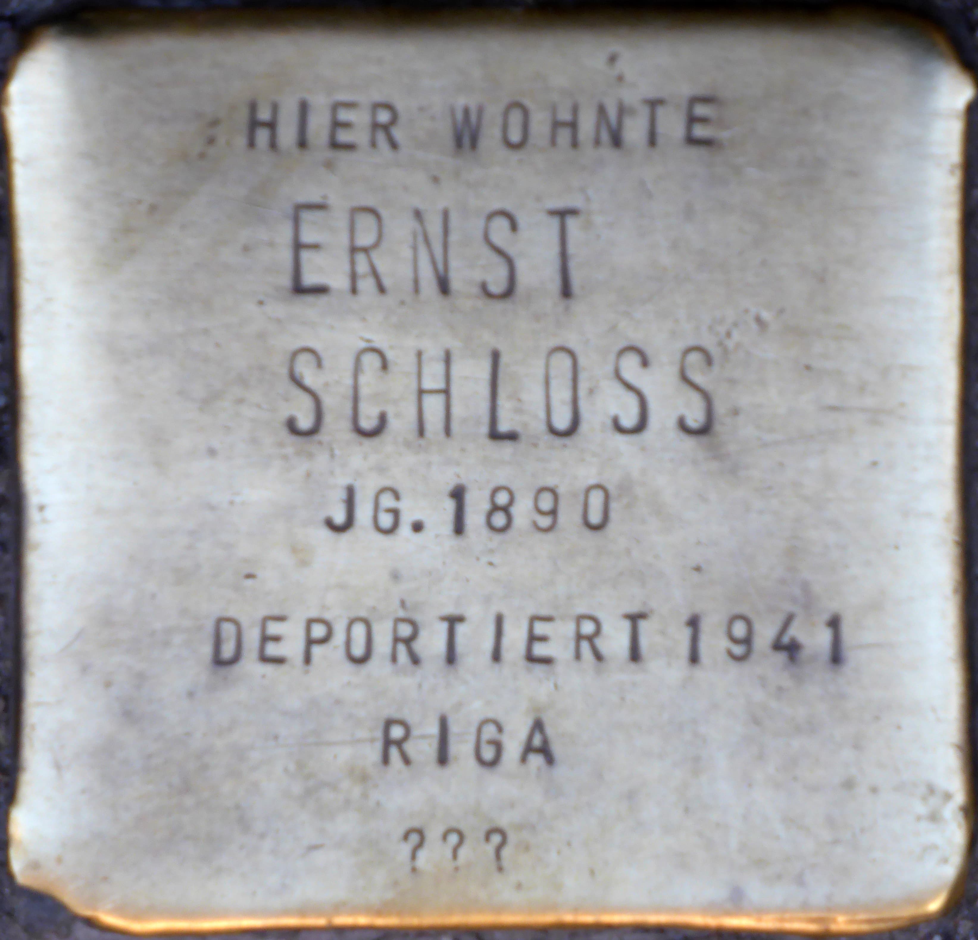 Ernst Schloss
