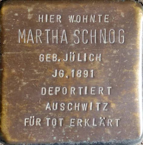 Martha Schnog geb. Jülich