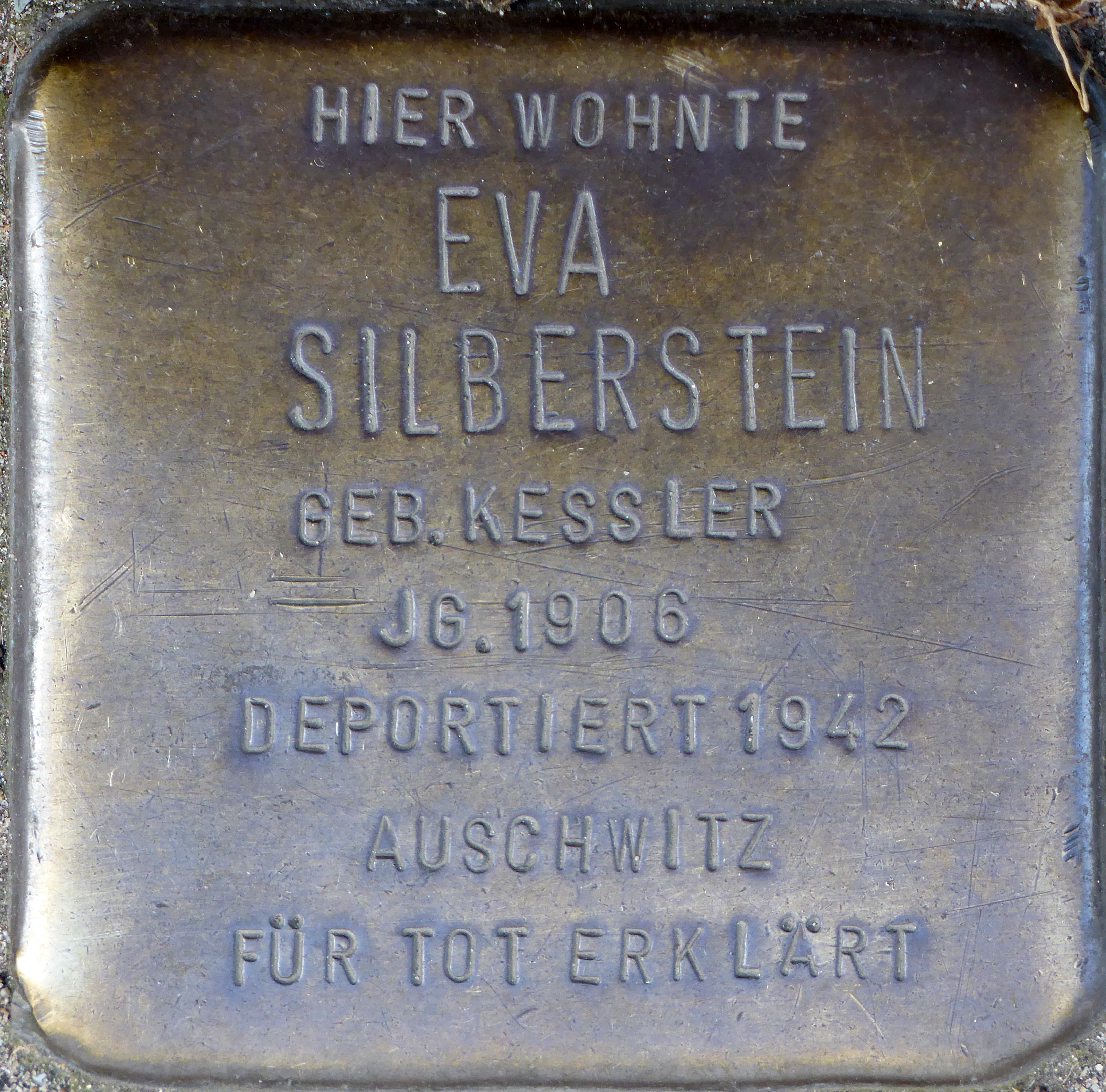Eva Silberstein geb. Kessler