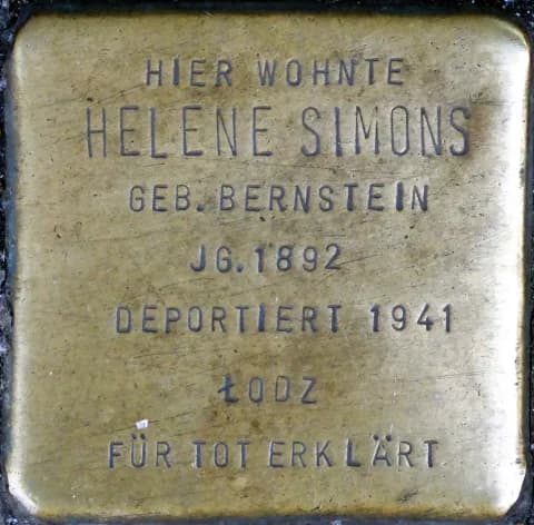 Helene Simons geb. Bernstein