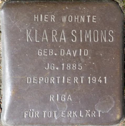Klara Simons geb. David