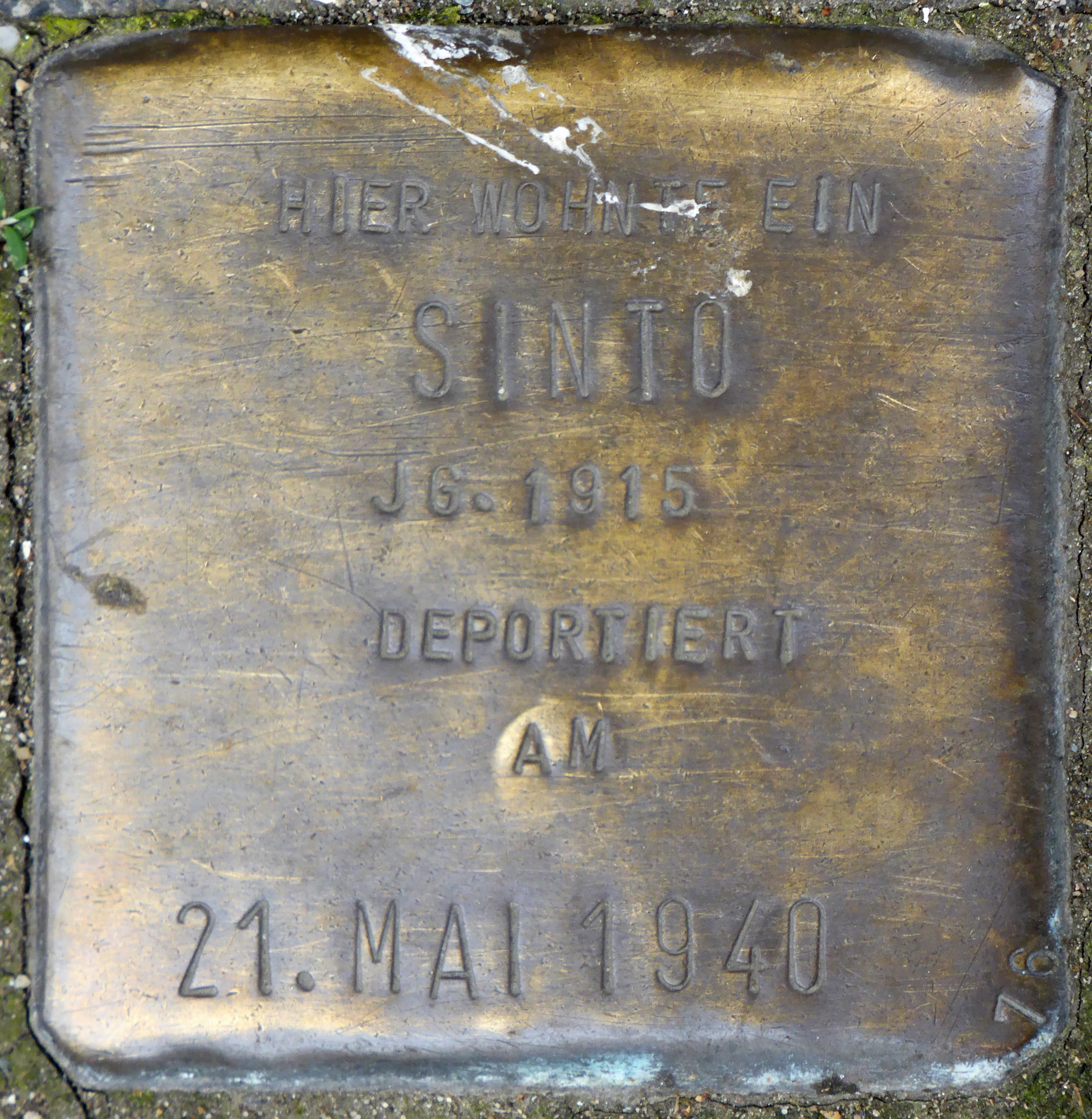 Jg. 1915 Sinto