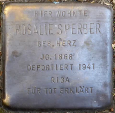 Rosalie Sperber geb. Herz