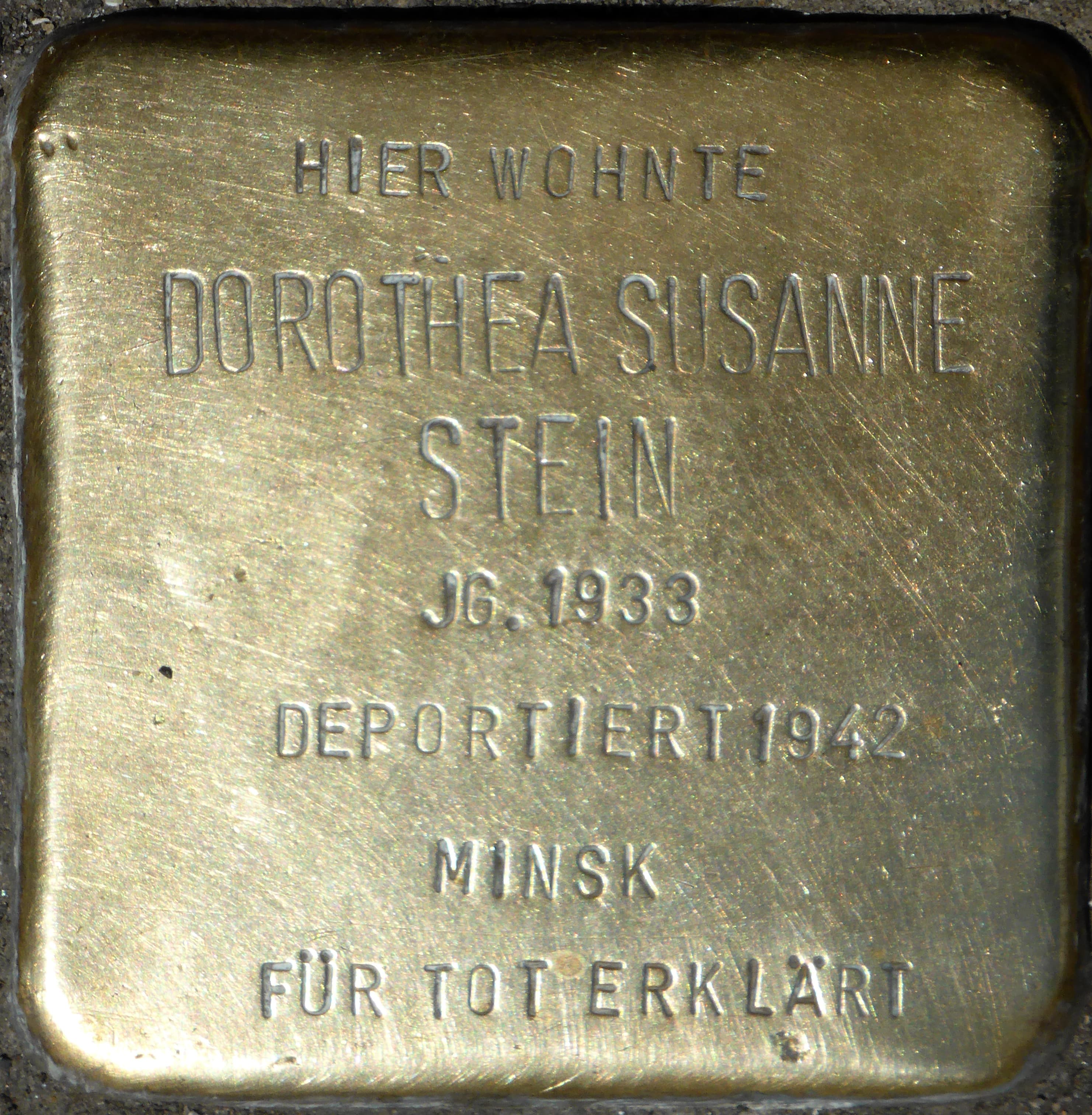 Dorothea Susanne Stein