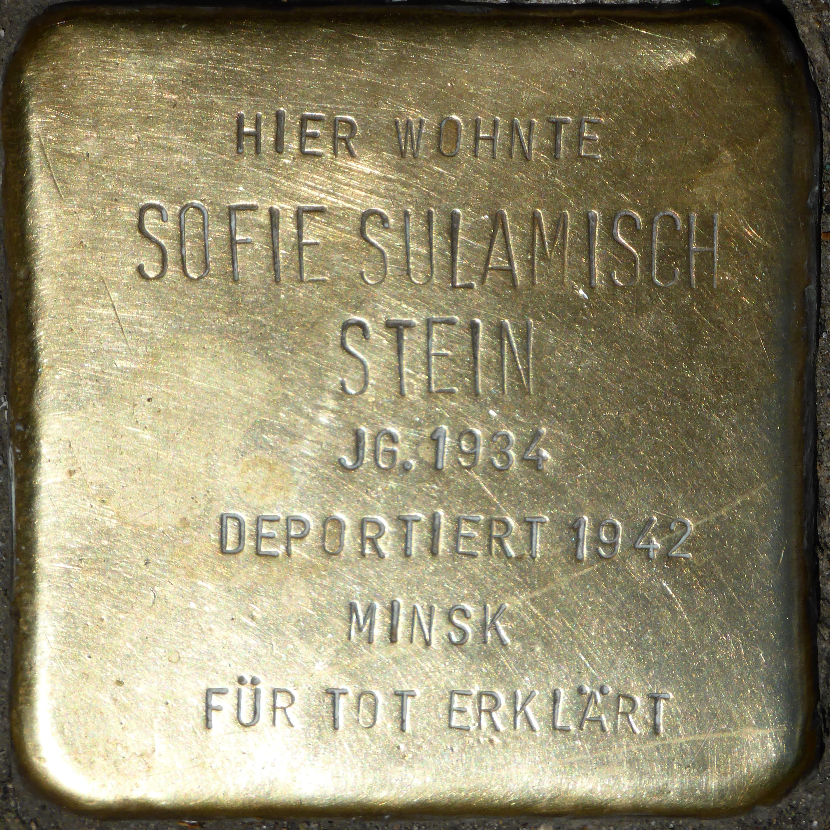 Sofie Sulamisch Stein