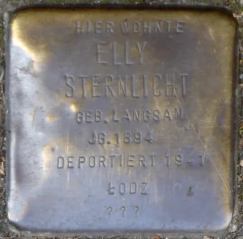 Elly Sternlicht geb. Langsam