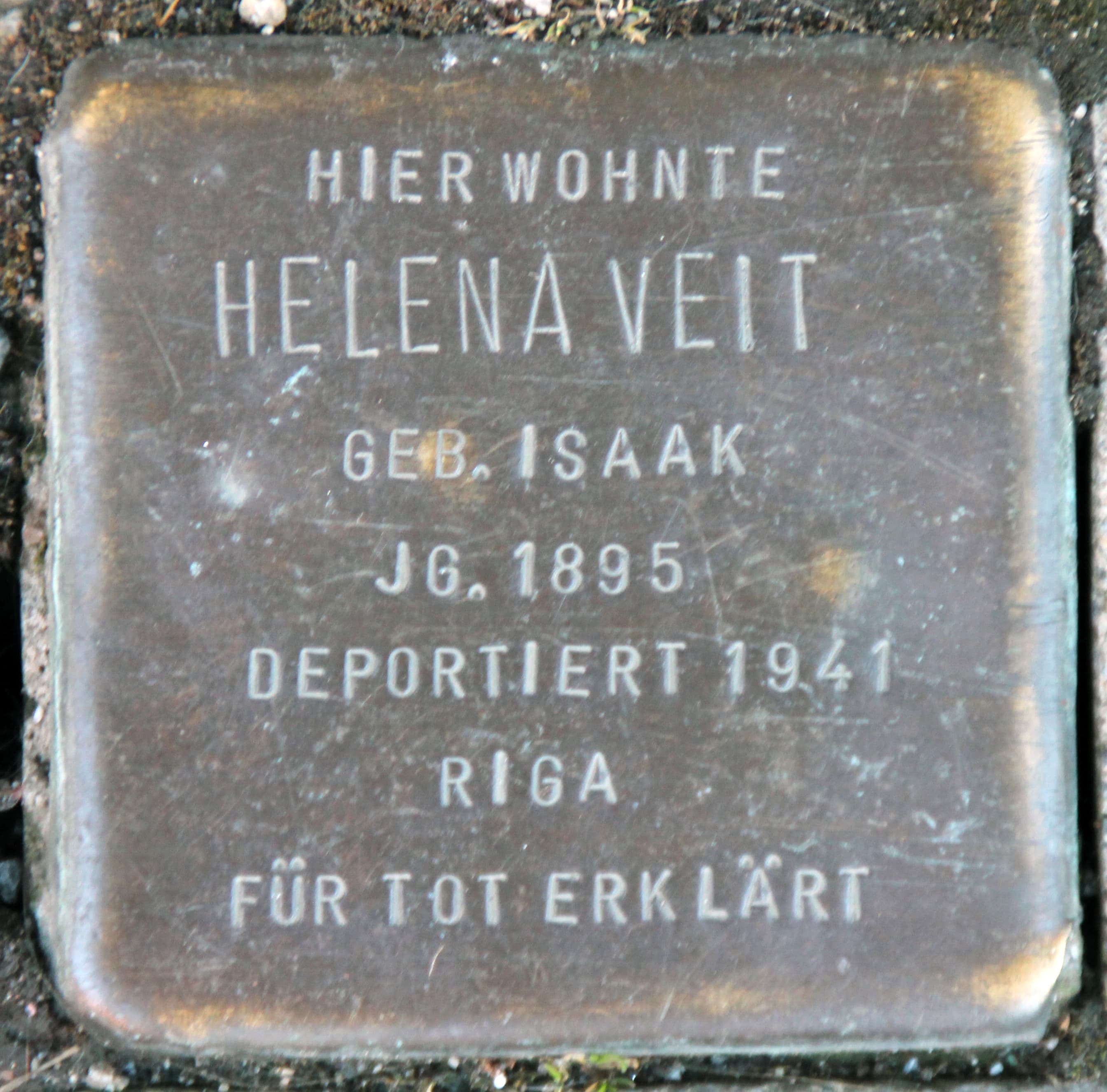 Helena Veit geb. Isaak