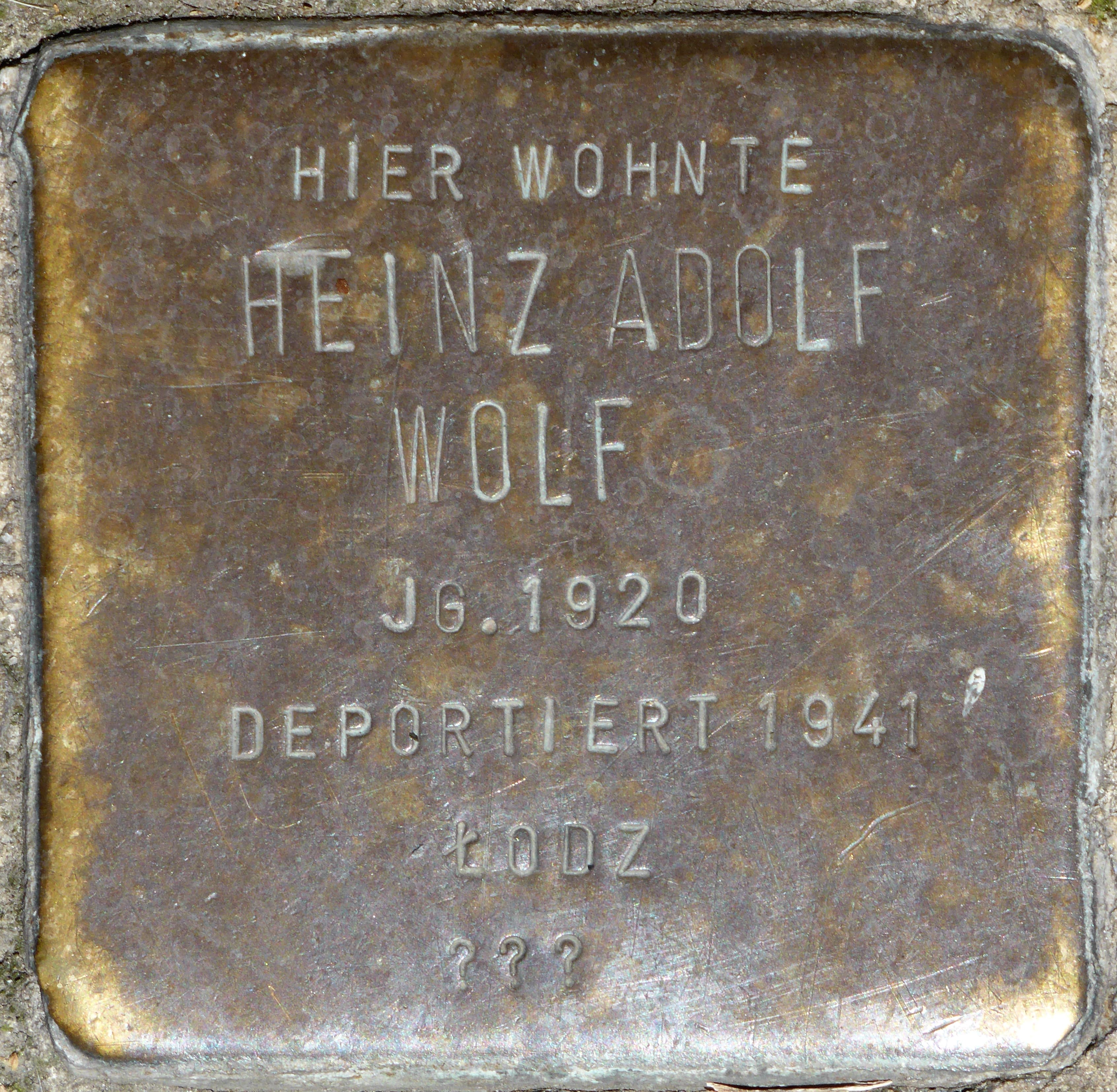 Heinz Adolf Wolf