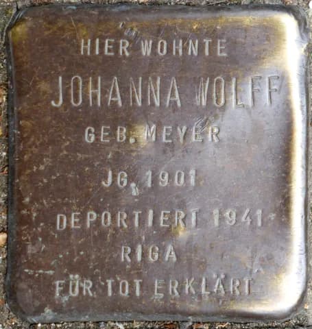 Johanna Wolff geb. Meyer