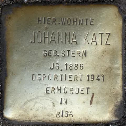 Johanna Katz geb. Stern