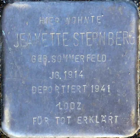 Jeanette Sternberg geb. Sommerfeld