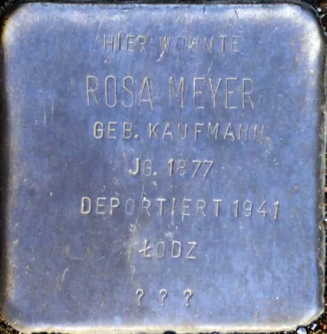 Rosa Meyer geb. Kaufmann